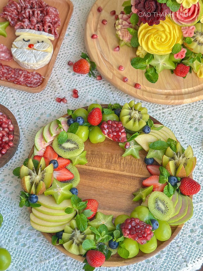 Tiệc Noel từ rau củ quả xanh tươi, m&aacute;t l&agrave;nh của mẹ bỉm khiến c&aacute;c con m&ecirc; kh&ocirc;ng lối tho&aacute;t- Ảnh 6.