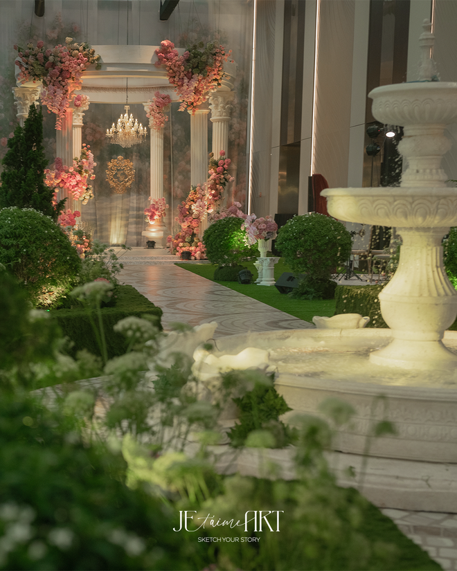 B&ecirc;n trong đ&aacute;m cưới Ti&ecirc;n Nguyễn: H&ocirc;n lễ h&agrave;o m&ocirc;n được vận h&agrave;nh như "show s&acirc;n khấu KH&Ocirc;NG ĐƯỢC PH&Eacute;P C&Oacute; SAI SỐ"- Ảnh 4.