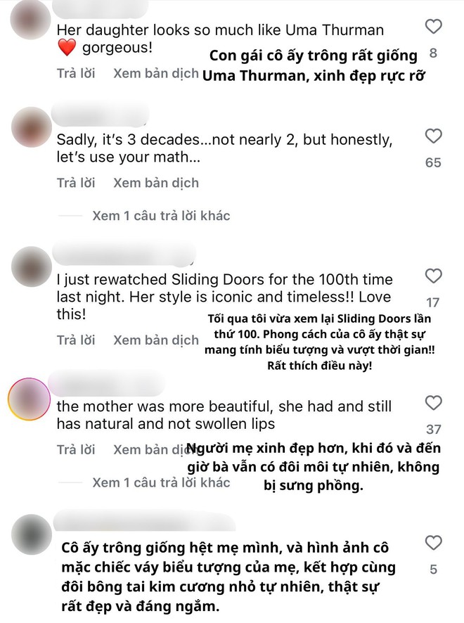 Con g&aacute;i minh tinh mặc lại v&aacute;y gần 30 năm tuổi của mẹ, 20 triệu lượt xem kh&ocirc;ng một lời ch&ecirc;- Ảnh 7.