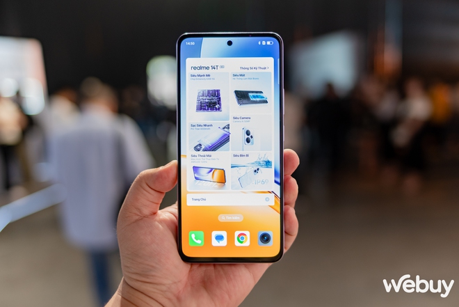 Cận cảnh realme 14 Series: Thiết kế tương lai, pin khủng 6000 mAh, dùng Snapdragon 6 Gen 4, giá chỉ hơn 8 triệu- Ảnh 19. Cận cảnh realme 14 Series: Thiết kế tương lai, pin khủng 6000 mAh, dùng Snapdragon 6 Gen 4, giá chỉ hơn 8 triệu- Ảnh 19.