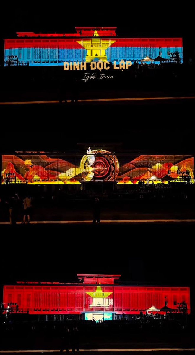 50 năm mới có 1 lần, màn trình diễn 3D Mapping tái hiện lịch sử tại Dinh Độc Lập khiến dân tình rưng rưng: "Hoà bình đẹp quá"- Ảnh 1. 50 năm mới có 1 lần, màn trình diễn 3D Mapping tái hiện lịch sử tại hi88 com Độc Lập khiến dân tình rưng rưng: "Hoà bình đẹp quá"- Ảnh 1.