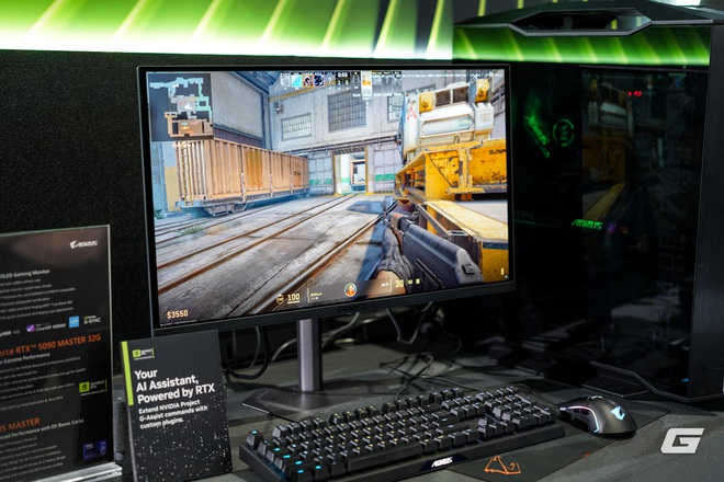 Gigabyte đem tới Computex 2025 màn hình QD-OLED 500Hz "nhanh nhất Thế giới", cùng AI Box sử dụng NVIDIA RTX 5090- Ảnh 10. Gigabyte đem tới Computex 2025 màn hình QD-OLED 500Hz "nhanh nhất Thế giới", cùng AI Box sử dụng NVIDIA RTX 5090- Ảnh 10.