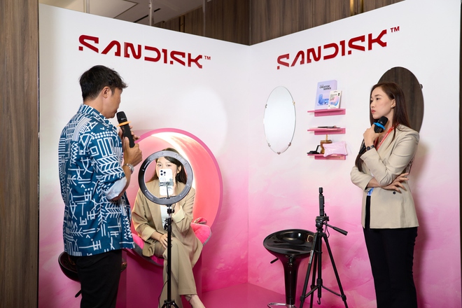 Dàn sản phẩm lưu trữ mới của SanDisk dành cho dân creator chính thức ra mắt tại Việt Nam sau màn chào sân tại CES 2025- Ảnh 4. Dàn sản phẩm lưu trữ mới của SanDisk dành cho dân creator chính thức ra mắt tại Việt Nam sau màn chào sân tại CES 2025- Ảnh 4.