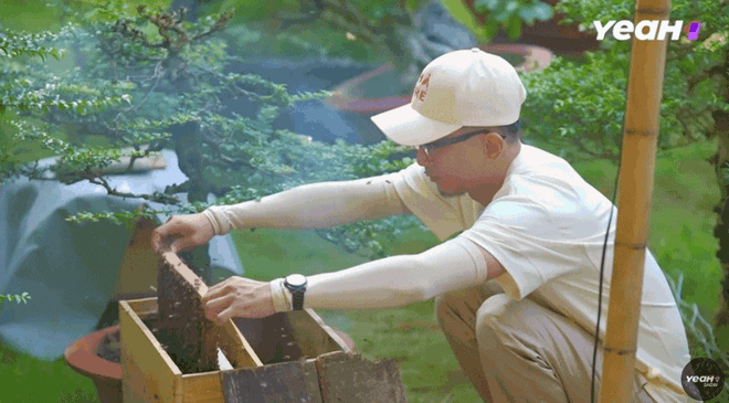 'Gia đình Haha' Tập 9: Trải nghiệm khám phá nghề nuôi ong, nhăn nhó tận hưởng những 'nụ hôn của ong'- Ảnh 16.