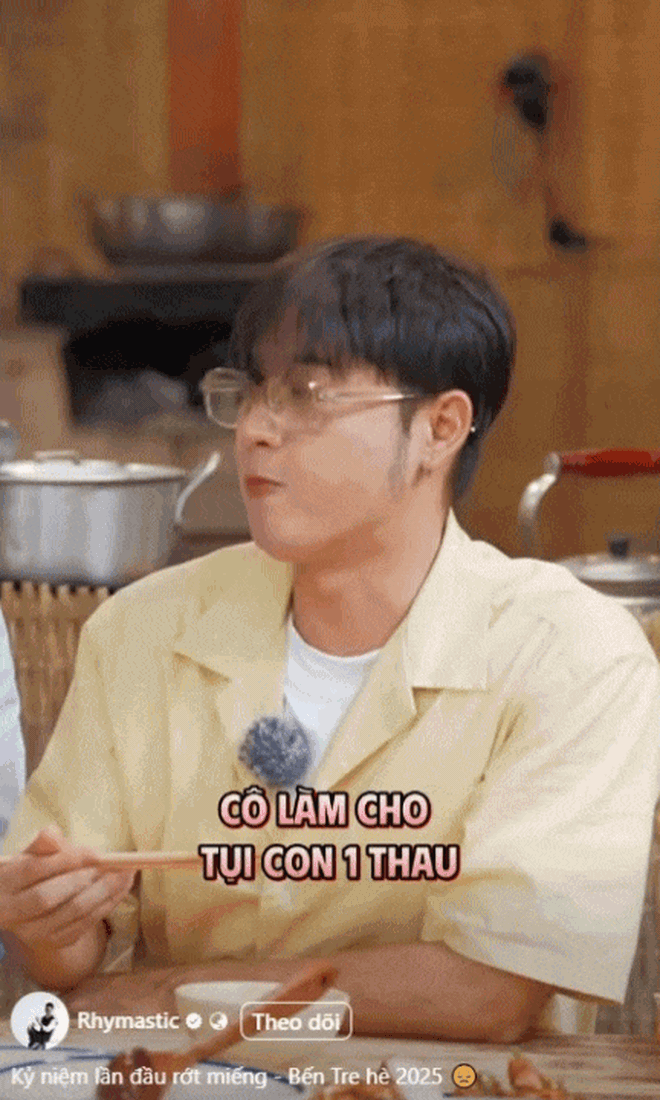 Rhymastic trong Gia đình Haha: Trầm lặng, ấm áp nhưng cực hài hước, 'bậc thầy chơi chữ' khiến fan cười nghiêng ngả- Ảnh 9. Rhymastic trong Gia đình Haha: Trầm lặng, ấm áp nhưng cực hài hước, 'bậc thầy chơi chữ' khiến fan cười nghiêng ngả- Ảnh 9.