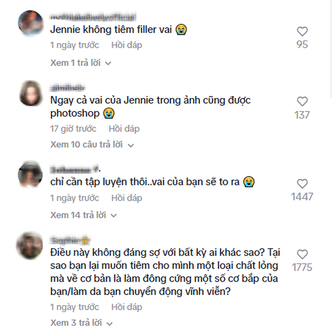 Rộ trào lưu tiêm vai móc áo giống Jennie- Ảnh 10. Rộ trào lưu tiêm vai móc áo giống Jennie- Ảnh 10.