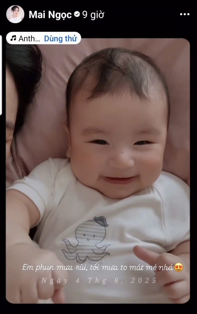 "Mẹ bỉm thời tiết" Mai Ngọc dự đoán chính xác trời đổ mưa chỉ bằng 1 hành động của chú bé Panda- Ảnh 4. "Mẹ bỉm thời tiết" Mai Ngọc dự đoán chính xác trời đổ mưa chỉ bằng 1 hành động của chú bé Panda- Ảnh 4.