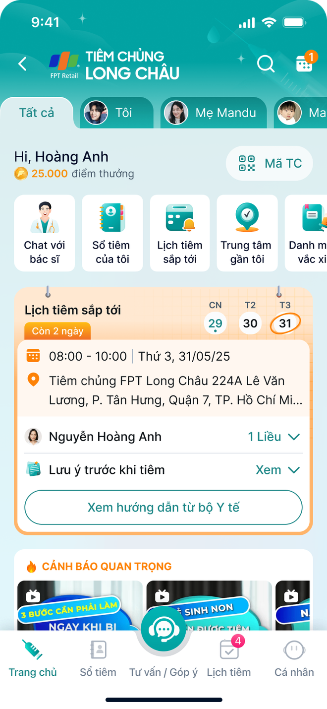 Sổ sức khoẻ điện tử Long Châu: Chăm sóc sức khoẻ thông minh với công nghệ AI đột phá- Ảnh 4.