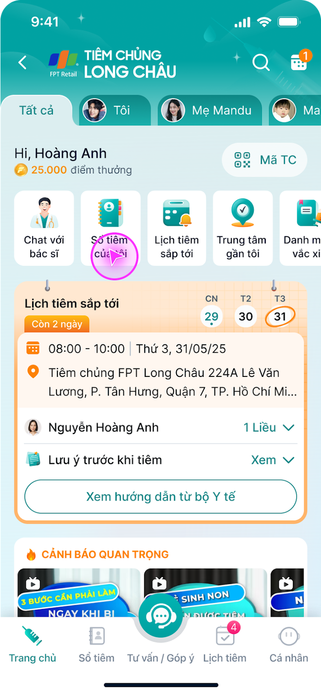 Sổ sức khoẻ điện tử Long Châu: Chăm sóc sức khoẻ thông minh với công nghệ AI đột phá- Ảnh 7.