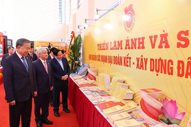 Tổng Bí thư Tô Lâm dự và phát biểu chỉ đạo Đại hội đại biểu Đảng bộ MTTQ, các đoàn thể Trung ương lần thứ I, nhiệm kỳ 2025-2030- Ảnh 6. Tổng Bí thư Tô Lâm dự và phát biểu chỉ đạo Đại hội đại biểu Đảng bộ MTTQ, các đoàn thể Trung ương lần thứ I, nhiệm kỳ 2025-2030- Ảnh 6.