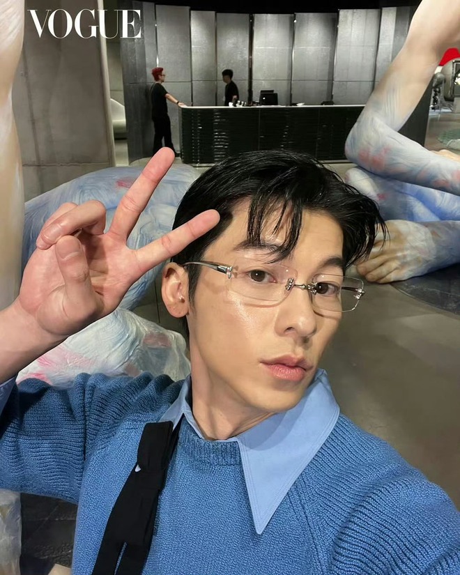 Hứa Quang Hán - Byeon Woo Seok quá bảnh, cùng nữ thần AI đổ bộ event của Gentle Monster- Ảnh 7.