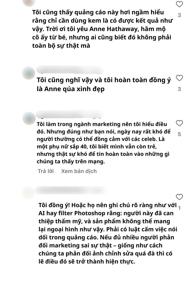 Quảng c&aacute;o sản phẩm chống l&atilde;o ho&aacute; của Anne Hathaway g&acirc;y tranh c&atilde;i- Ảnh 8.