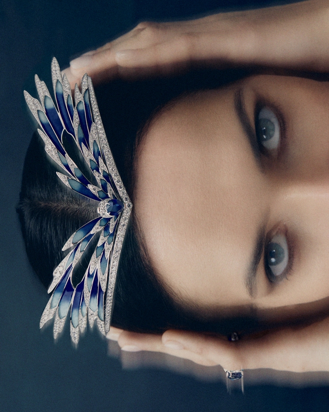 Chaumet "Envol": Đ&ocirc;i c&aacute;nh ngọc giữa bầu trời xanh- Ảnh 2.