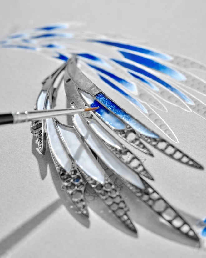 Chaumet "Envol": Đ&ocirc;i c&aacute;nh ngọc giữa bầu trời xanh- Ảnh 5.