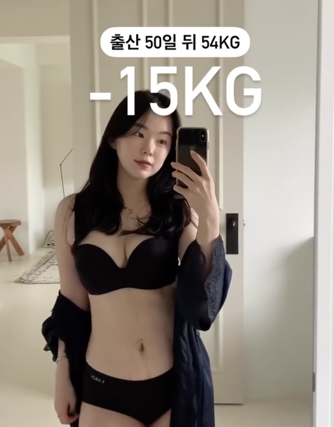 Thi&ecirc;n thần nội y H&agrave;n Quốc giảm 15kg sau sinh, về d&aacute;ng thon thả với h&agrave;nh tr&igrave;nh ăn ki&ecirc;ng dễ thở- Ảnh 8.