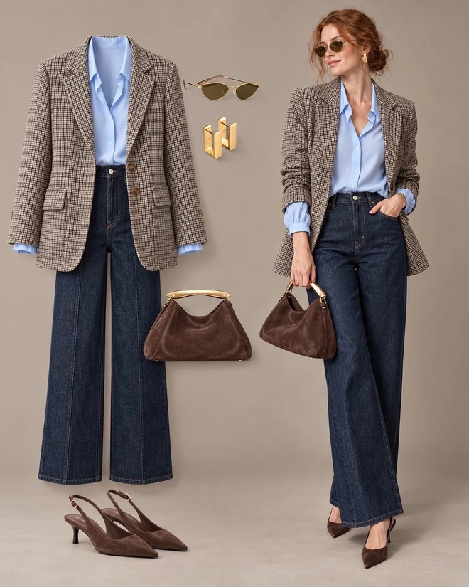 Gợi ý mặc đồ đi làm mùa thu theo style old money: Càng tối giản càng sang - Ảnh 7.