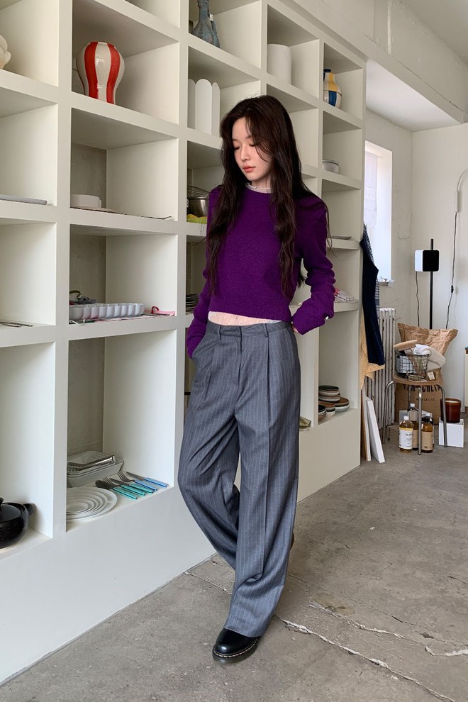 Màu tím "bà ngoại" thành hot trend thời trang!- Ảnh 10.