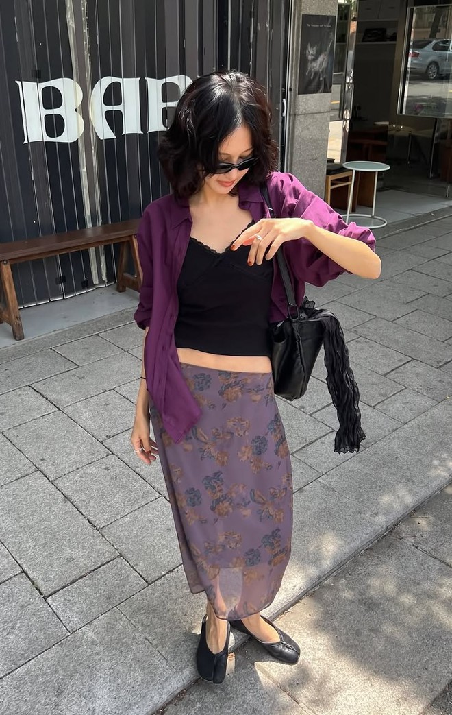 Màu tím "bà ngoại" thành hot trend thời trang!- Ảnh 4.