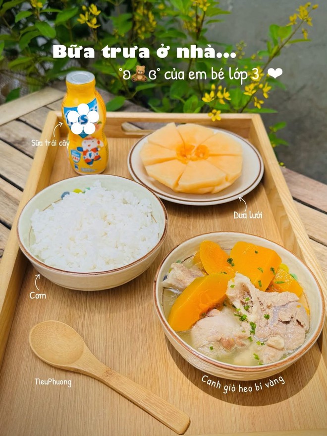 Mẹ Đ&agrave; Nẵng khoe loạt khay cơm cho con tiểu học, em b&eacute; n&oacute;i một c&acirc;u ai cũng thấy ấm l&ograve;ng  - Ảnh 7.