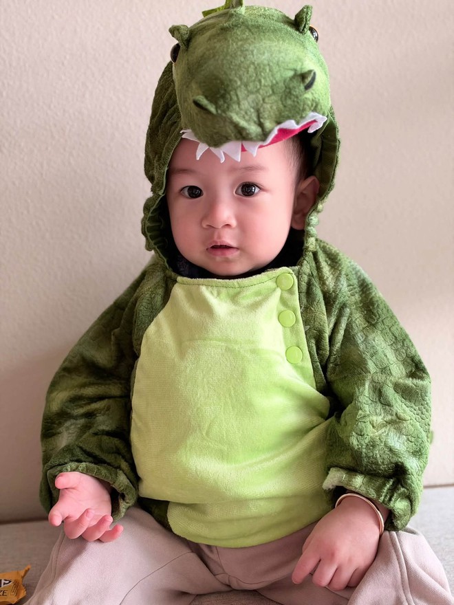 Lam Trường sinh con trai út ở tuổi 51, nay con trai lên 2 tuổi điển trai đáng yêu, diện đồ Halloween cưng hết nấc - Ảnh 6.