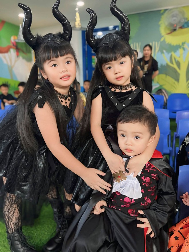 C&aacute;c nh&oacute;c tỳ nh&agrave; Cường Đ&ocirc; La, Đ&ocirc;ng Nhi, V&acirc;n Trang l&ecirc;n đồ mừng lễ Halloween- Ảnh 9.