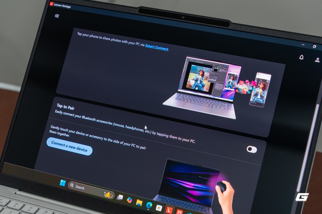 Trên tay Lenovo Yoga Slim 7 Gen 11 Aura Edition: Nhẹ tênh trên một tay, Core Ultra 7 355 dư sức đáp ứng công việc hằng ngày, Aura Edition nhiều tính năng thông minh- Ảnh 16.