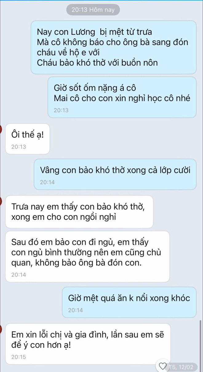 Tin nhắn 1 mẹ gửi cho cô giáo mầm non của con mình khiến dân mạng phải thốt lên: Tin nhắn 1 mẹ gửi cho cô giáo mầm non của con mình khiến dân mạng phải thốt lên: