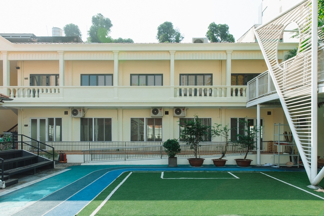 Trụ sở mới của Nh&agrave; Văn h&oacute;a Thanh ni&ecirc;n: "T&ograve;a l&acirc;u đ&agrave;i cổ t&iacute;ch" 5.000m2 xanh mướt, từng l&agrave; trường học của giới thượng lưu- Ảnh 17.