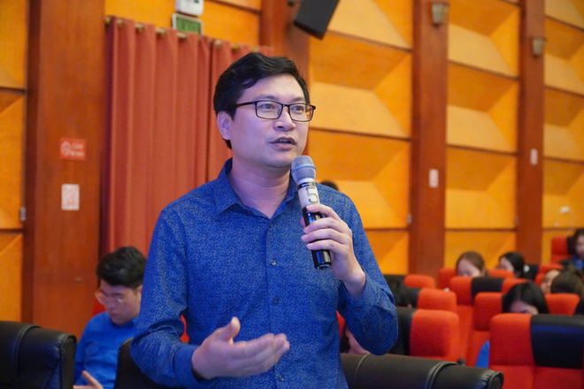 Lễ kỷ niệm 95 năm Ng&agrave;y th&agrave;nh lập Đo&agrave;n TNCS Hồ Ch&iacute; Minh v&agrave; Chương tr&igrave;nh đối thoại giữa Đảng ủy Học viện Thanh thiếu ni&ecirc;n Việt Nam v&agrave; c&aacute;n bộ đo&agrave;n, đảng vi&ecirc;n chi bộ sinh vi&ecirc;n - Ảnh 7.