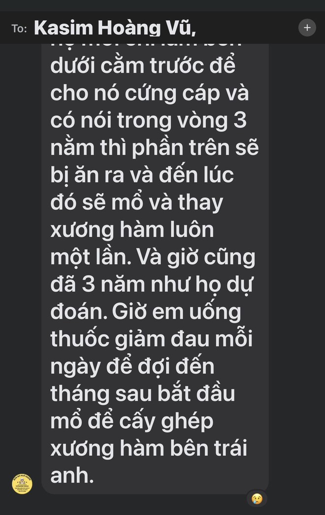 Ca sĩ Khánh Hoàng tiết lộ tin nhắn đầy xót xa của Kasim Hoàng Vũ trước khi qua đời - Ảnh 3.
