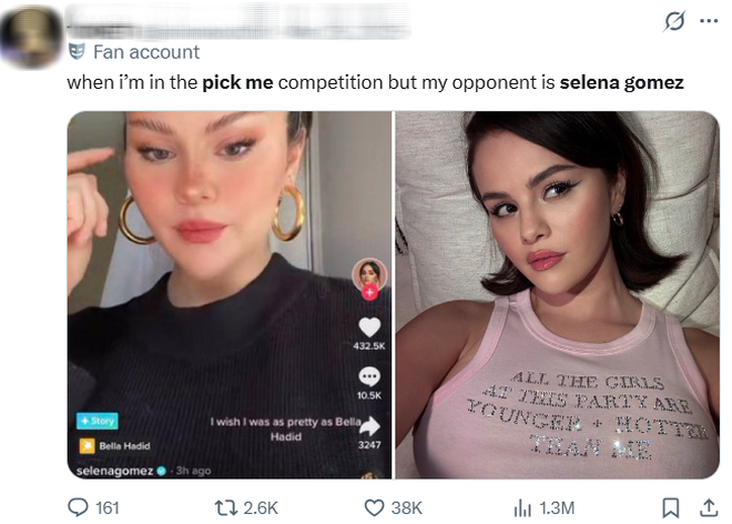 Mặc &aacute;o c&oacute; d&ograve;ng chữ lạ, Selena Gomez bị gắn m&aacute;c "pick me girl"- Ảnh 5.