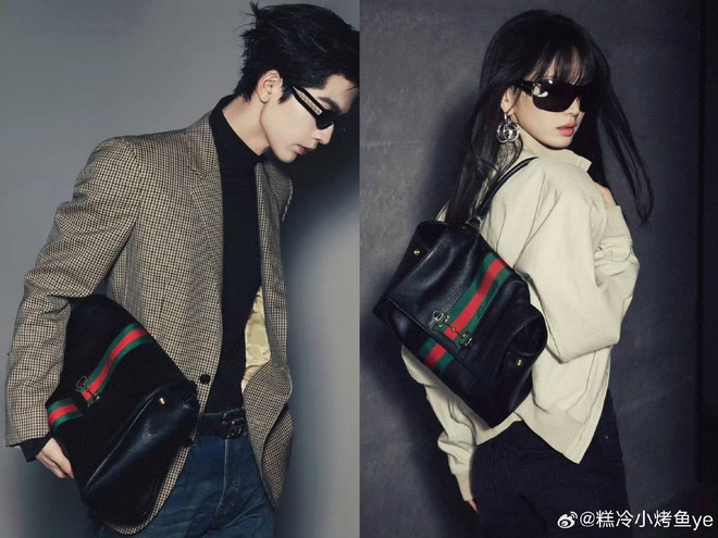 Gucci "đẩy thuyền" cực mạnh cho cặp đ&ocirc;i Trục Ngọc: Điền Hi Vi "bad girl" lấn &aacute;t, Trương Lăng H&aacute;ch cũng kh&oacute; gi&agrave;nh spotlight - Ảnh 3.