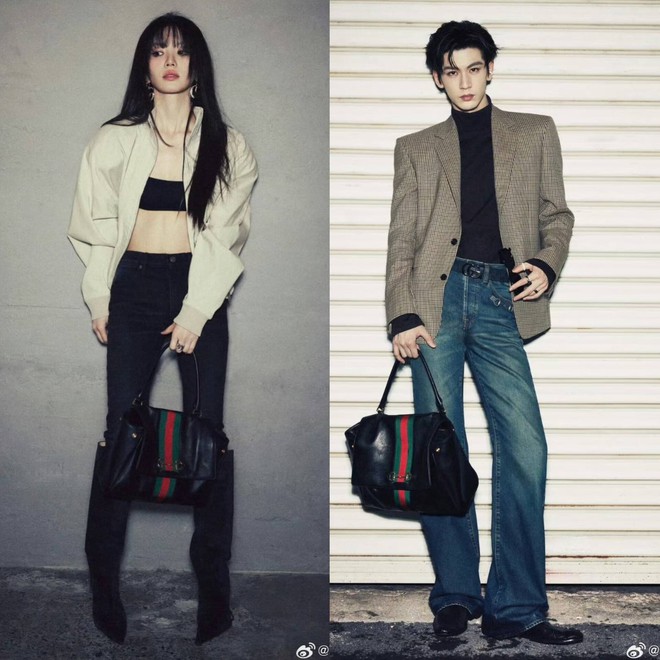 Gucci "đẩy thuyền" cực mạnh cho cặp đ&ocirc;i Trục Ngọc: Điền Hi Vi "bad girl" lấn &aacute;t, Trương Lăng H&aacute;ch cũng kh&oacute; gi&agrave;nh spotlight - Ảnh 5.