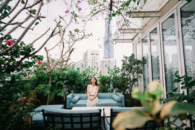 Khu vườn tr&ecirc;n penthouse tầng 36, ngắm trọn Landmark 81: "Ph&uacute; b&agrave;" thu đẫm tr&aacute;i ngọt hoa thơm- Ảnh 19.