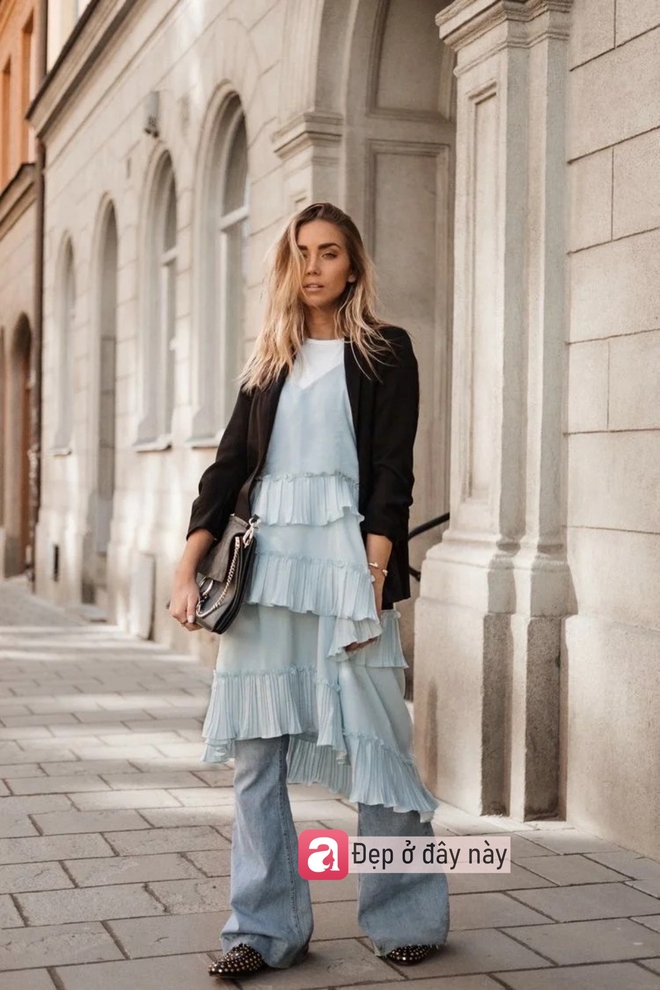 Phối v&aacute;y với quần l&agrave; một c&aacute;ch tuyệt vời đ&aacute;ng thử cho h&egrave; n&agrave;y!- Ảnh 10.
