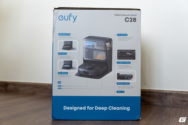 Trên sàn eufy Omni C28: Lực hút siêu mạnh, con lăn lau sàn kiểu robot nghìn đô, giá chỉ bằng một nửa - Ảnh 3.