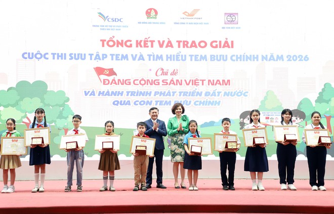 Tổng kết v&agrave; trao giải thưởng cuộc thi "Sưu tập v&agrave; t&igrave;m hiểu tem Bưu ch&iacute;nh" năm 2026 - Ảnh 3.