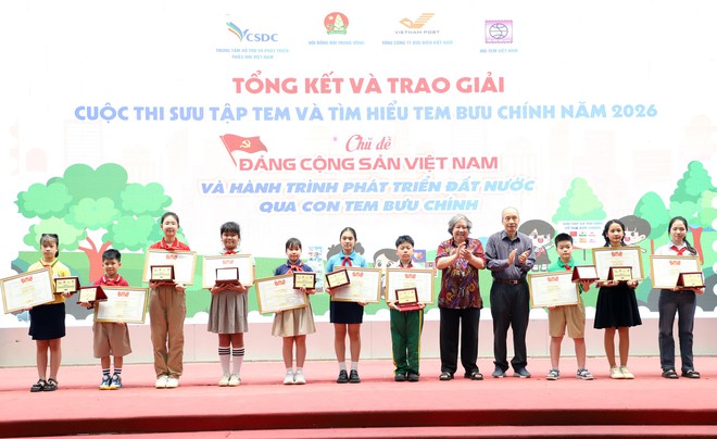 Tổng kết v&agrave; trao giải thưởng cuộc thi "Sưu tập v&agrave; t&igrave;m hiểu tem Bưu ch&iacute;nh" năm 2026 - Ảnh 4.