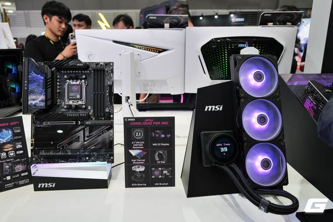 Cận cảnh dàn linh kiện “khủng” của MSI tại Computex 2026: desktop AI, VGA World of Warcraft và case nặng 33kg - Ảnh 8.