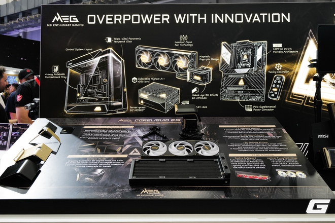 Cận cảnh dàn linh kiện “khủng” của MSI tại Computex 2026: desktop AI, VGA World of Warcraft và case nặng 33kg - Ảnh 3.
