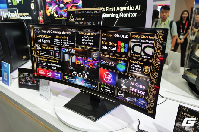 Cận cảnh dàn linh kiện “khủng” của MSI tại Computex 2026: desktop AI, VGA World of Warcraft và case nặng 33kg - Ảnh 13.