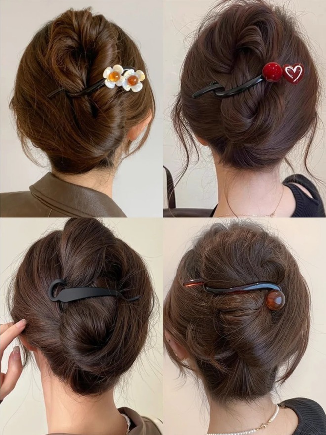 Mùa hè này, tóc búi thấp hay tóc ngắn đều đẹp hơn nhờ một chiếc kẹp ngang nhỏ xíu - Ảnh 1.