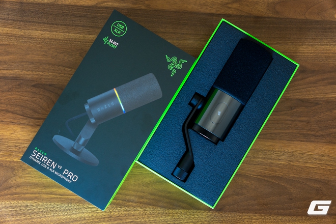 Tr&ecirc;n tay Razer Seiren V3 Pro: Chiếc microphone XLR đầu ti&ecirc;n v&agrave; cũng &ldquo;chuẩn studio&rdquo; nhất của Razer- Ảnh 10.