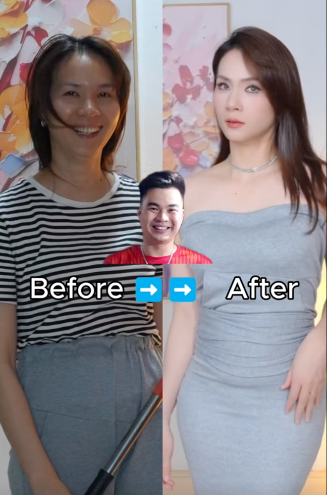 Anh chồng bước ra từ tiểu thuyết: Tự học make up để trang điểm cho vợ, màn "lột xác" của cô vợ mới khiến hội chị em xuýt xoa- Ảnh 9.
