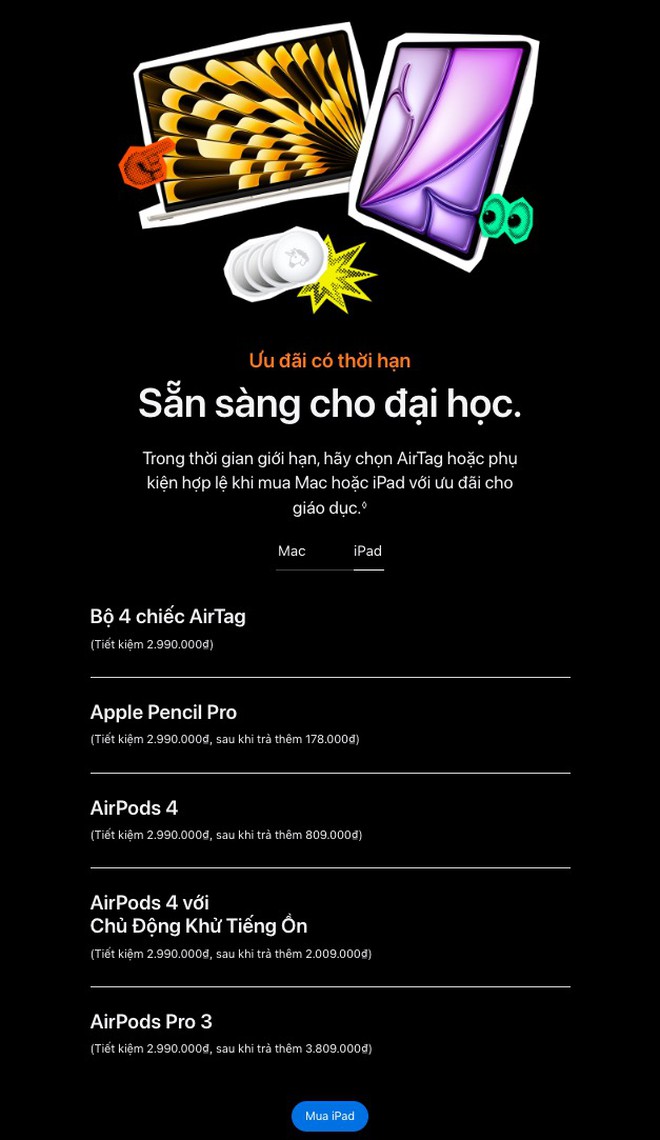 Đi tìm deal hời nhất trong đợt Back to School 2026 của Apple- Ảnh 4.