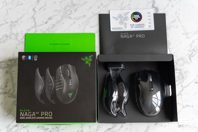 Trên tay Razer Naga V3 Pro: “Rắn ba đầu” đúng nghĩa, biến hình để cân mọi thể loại game - Ảnh 4.