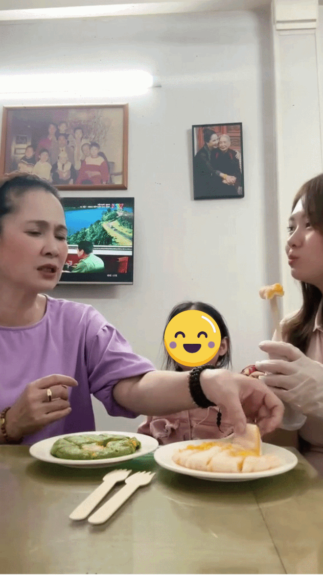 NSND Lan Hương và con dâu ăn “bánh dẻo thị phi” bất ngờ gặp chuyện thị phi ngay trên sóng, phải lên tiếng- Ảnh 4.