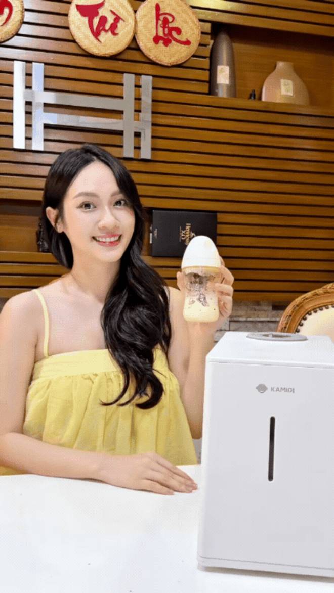 Vũ Thúy Quỳnh sắm đồ chuẩn bị sinh con, hạnh phúc vì sắp có con với thiếu gia Đức Phạm - Ảnh 1.