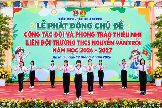Rộn ràng khí thế Lễ phát động công tác đội năm học 2026 - 2027 tại Tp.Hồ Chí Minh - Ảnh 3.