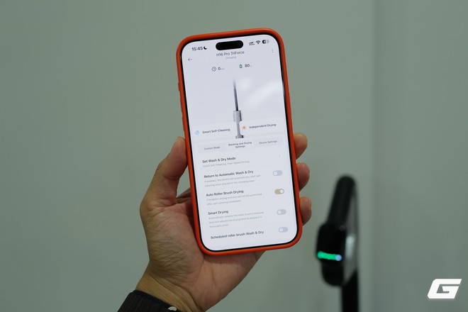 Trải nghiệm Dreame H16 Pro TriForce: Có cả hơi nước, nước nóng và bọt mịn, mang trọn quy trình làm sạch sâu vào một chiếc máy- Ảnh 10.